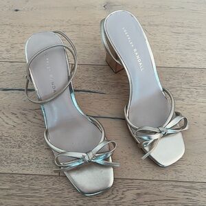 Loeffler Randall gold heels